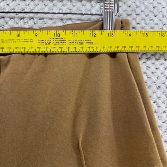 Everlane Pants Womens L Brown The Dream Trouser Pullon Mid Rise Straight Pintuck - Picture 9 of 15